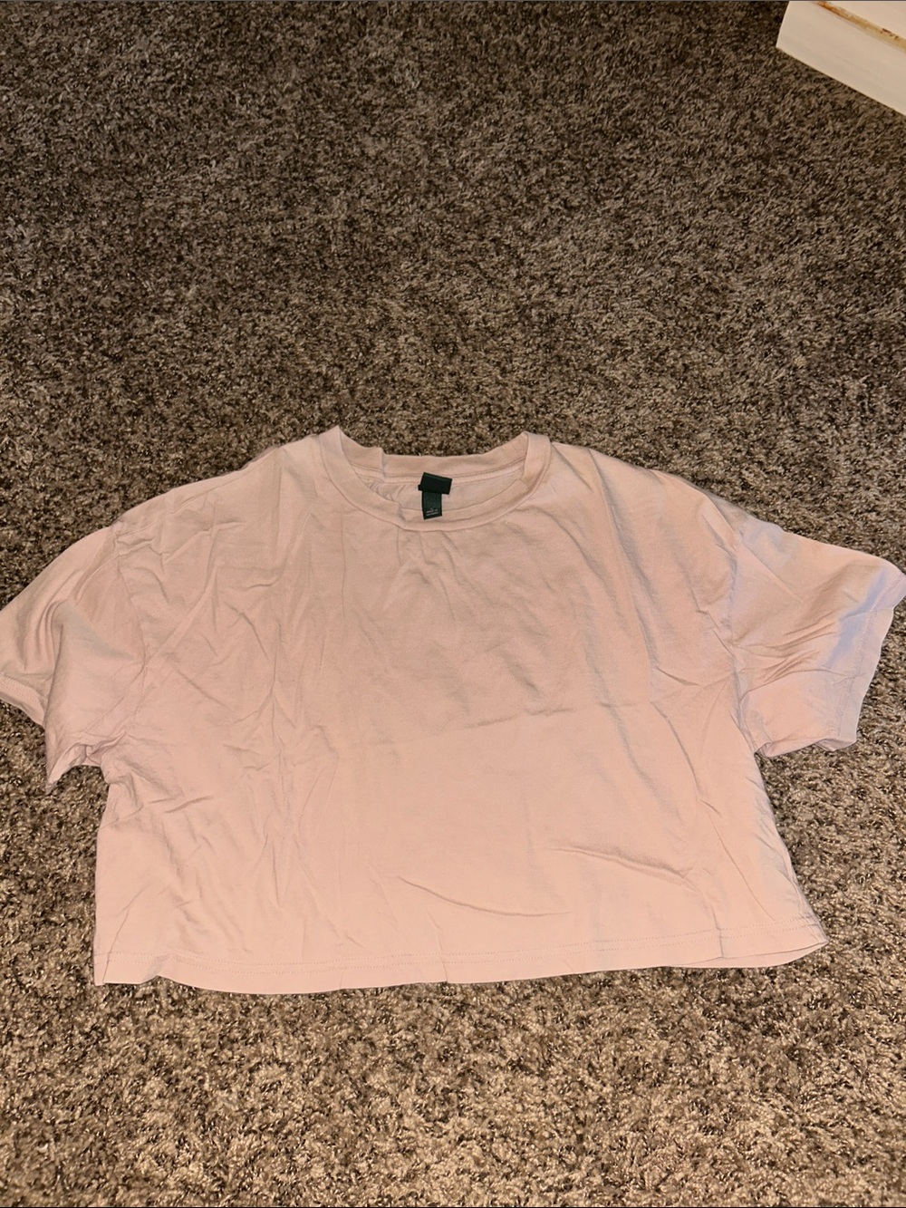 Target Light Pink Cropped Tee - Boxy Short Sleeve
